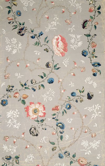 Motif de papier peint avec fleurs éparses - English School